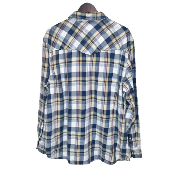 Guess Plaid Button Down Shirt Size XXL 100% Cotton - Picture 6 of 8